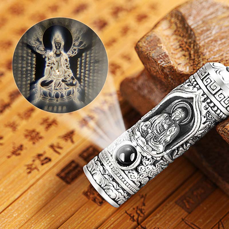 Nimara Ritual Chinese Zodiac Natal Buddha Projection Prosperity Necklace Pendant