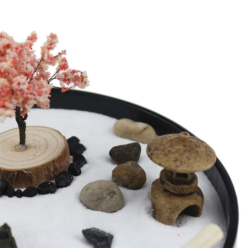 Nimara Ritual Tree Small Bridge Landscape Meditation Calm Zen Garden Decoration