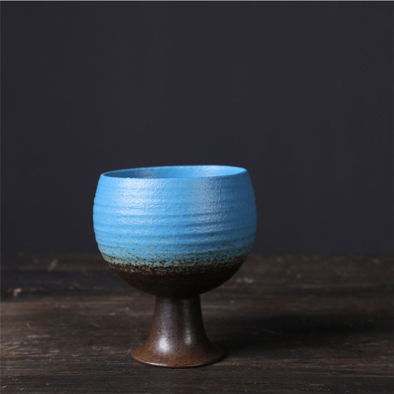 Nimara Ritual Small Capacity Goblet Design Ceramic Wine Coffee Mug Tea Coffee Cup 170ml