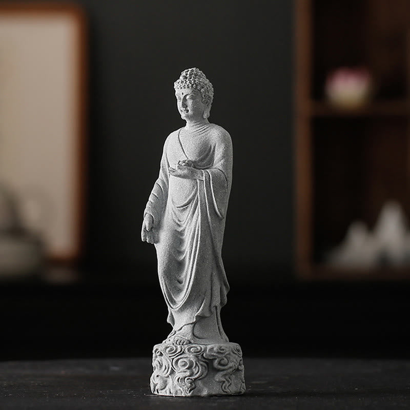 Nimara Ritual Meditation Buddha Auspicious Clouds Design Serenity Home Decoration