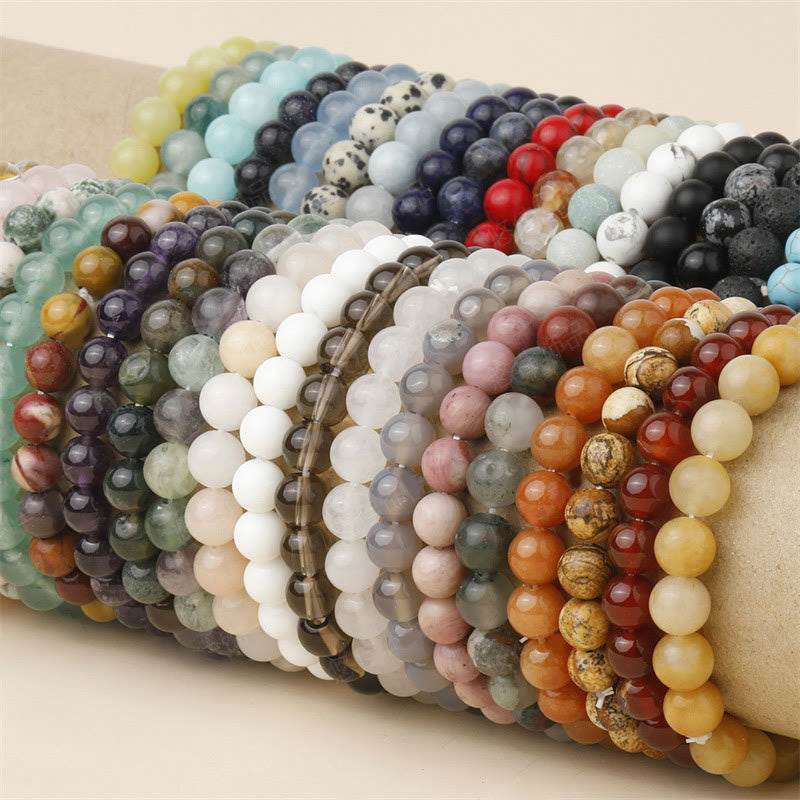 Nimara Ritual Natural Stone Quartz Healing Beads Bracelet