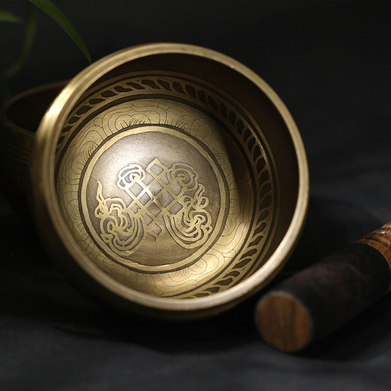 Nimara Ritual Tibetan Meditation Sound Bowl Handcrafted for Healing and Mindfulness Singing Bowl Set