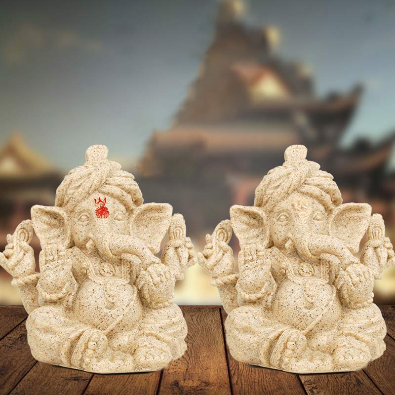 Nimara Ritual Ganesh Ganpati Elephant Statue Transformation Home Decoration