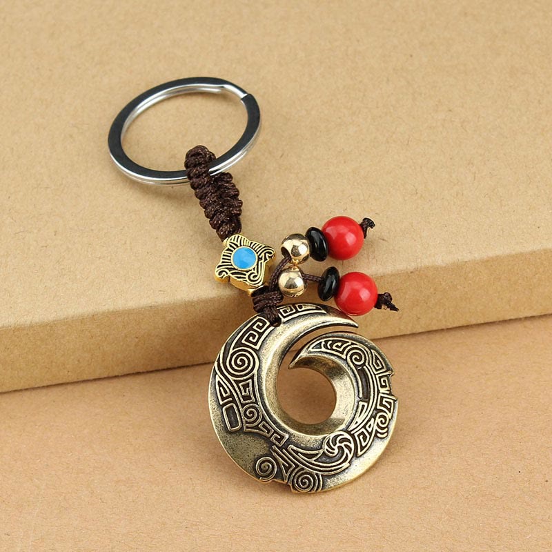 Nimara Ritual Good Luck Fortune Copper Wealth Key Chain