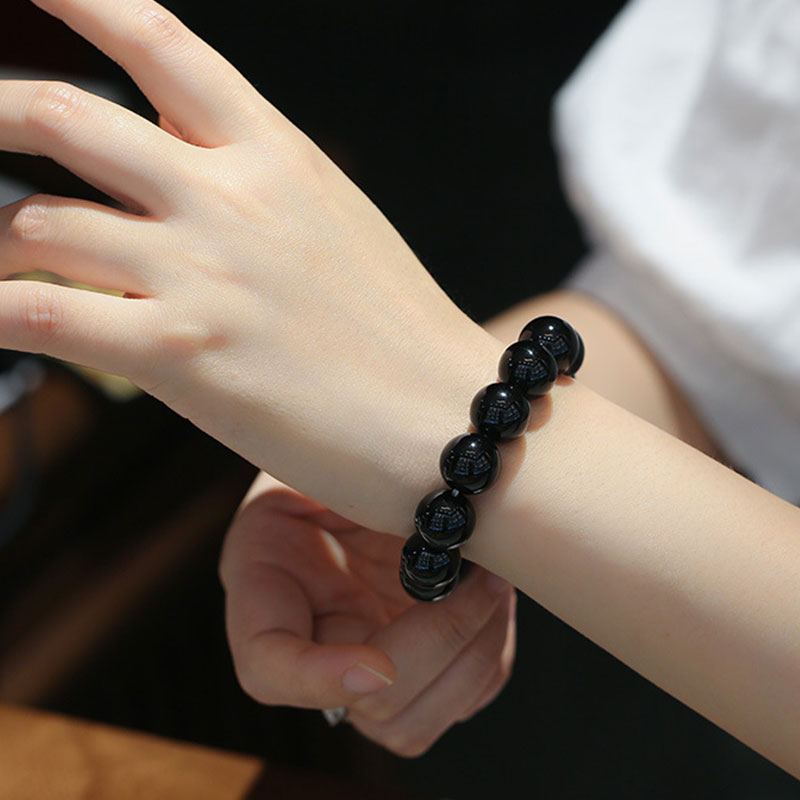 Nimara Ritual Natural Black Onyx Fortune Bracelet