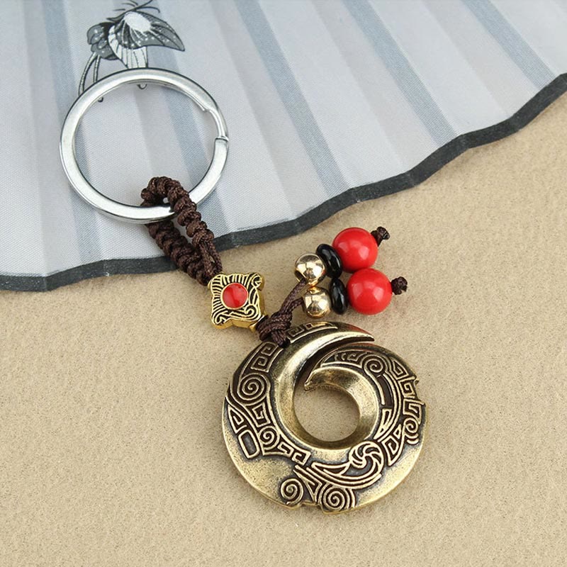 Nimara Ritual Good Luck Fortune Copper Wealth Key Chain