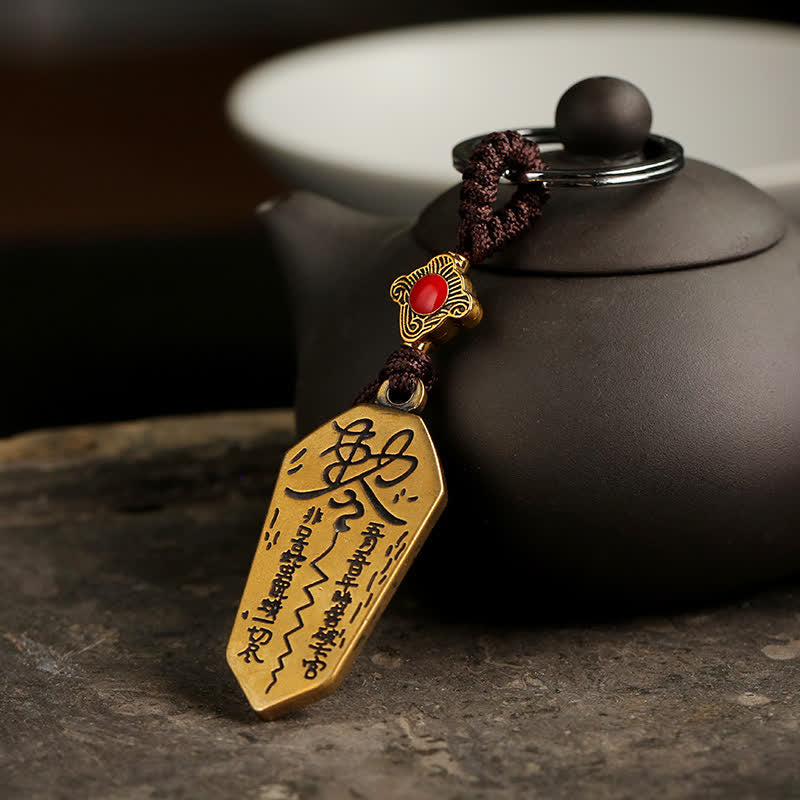Nimara Ritual Feng Shui Bagua Yin Yang Balance Peace Keychain