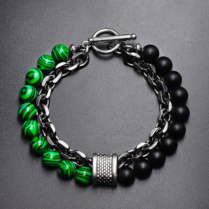 Nimara Ritual Natural Tiger Eye Lazurite Lapis Lazuli Protection Bracelet