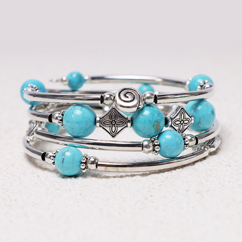 Nimara Ritual Tibetan Turquoise Balance Bracelet