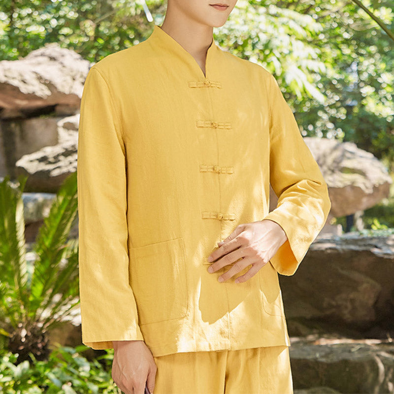 Nimara Ritual Spiritual Zen Practice Yoga Meditation Prayer Clothing Men's Set