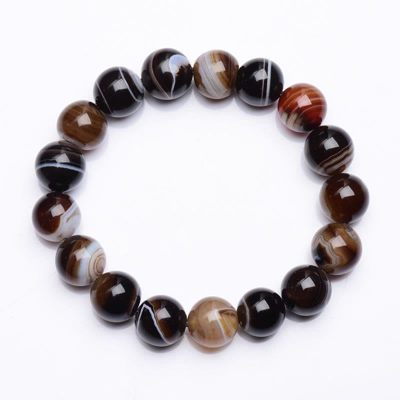 Nimara Ritual Tibetan Sardonyx Happiness Positive Bracelet