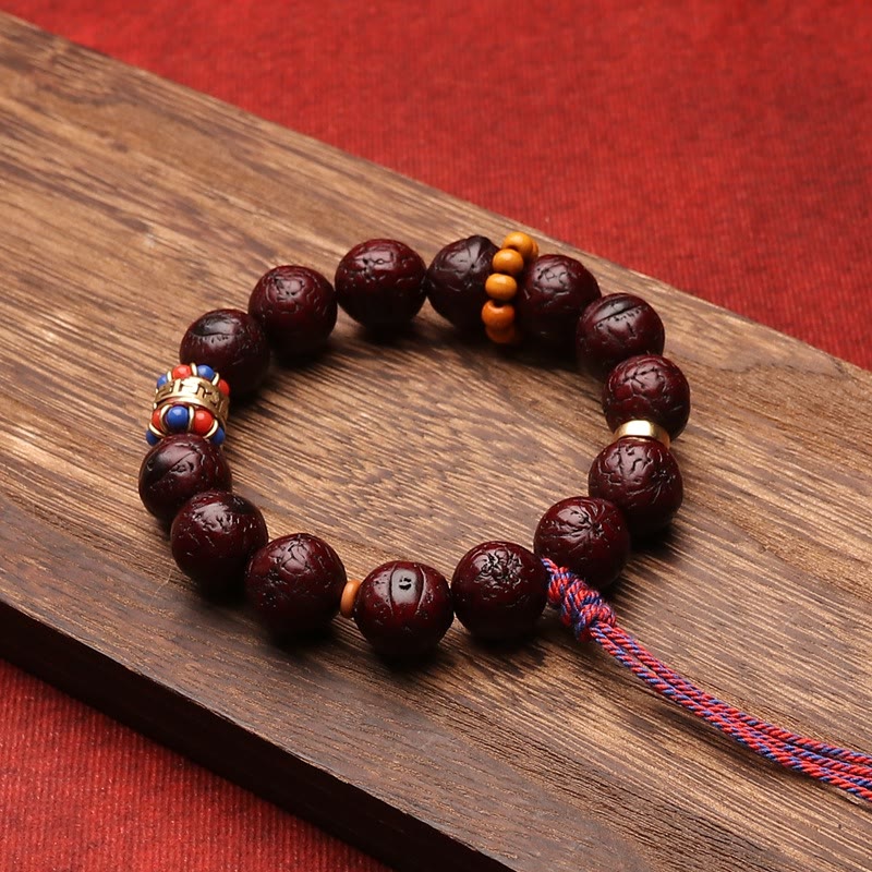 Nimara Ritual Bodhi Seed Bead Peace Calm Tassel Bracelet
