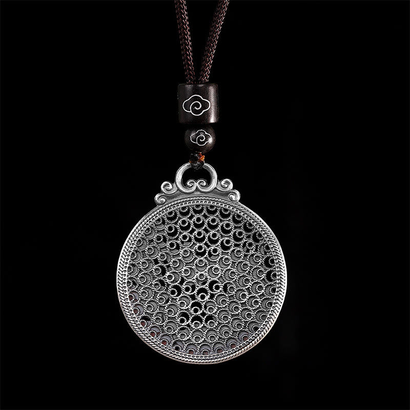 Nimara Ritual 990 Sterling Silver Phoenix Luck Protection Necklace Pendant