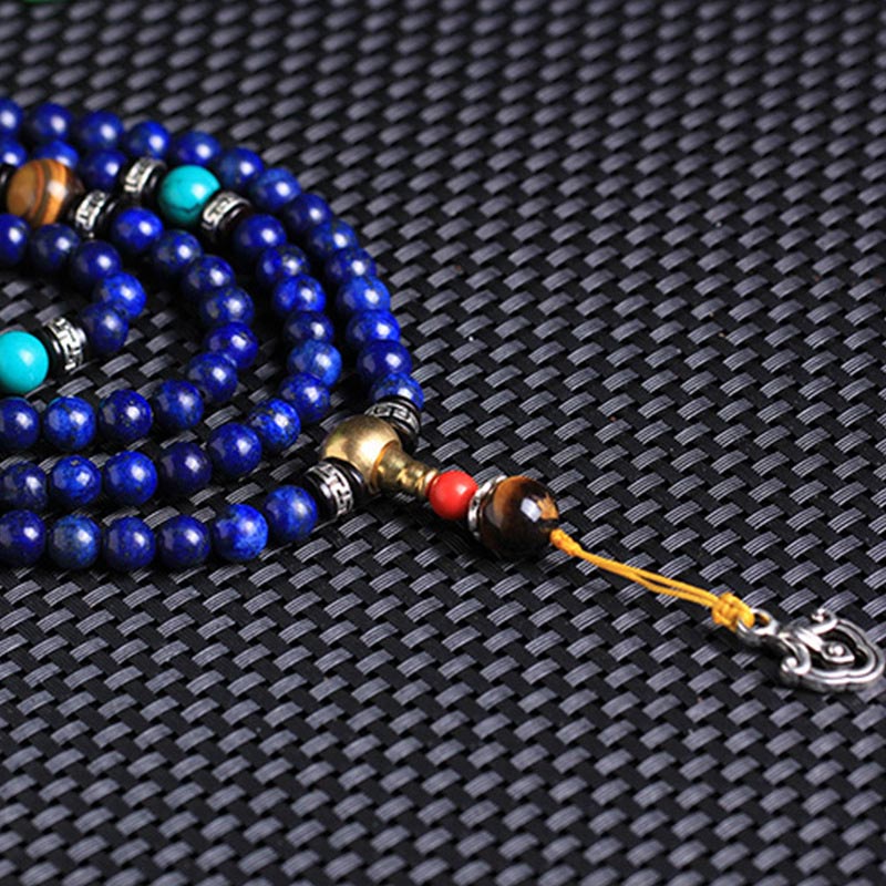 Nimara Ritual 108 Beads Lazurite Positive Bracelet Mala