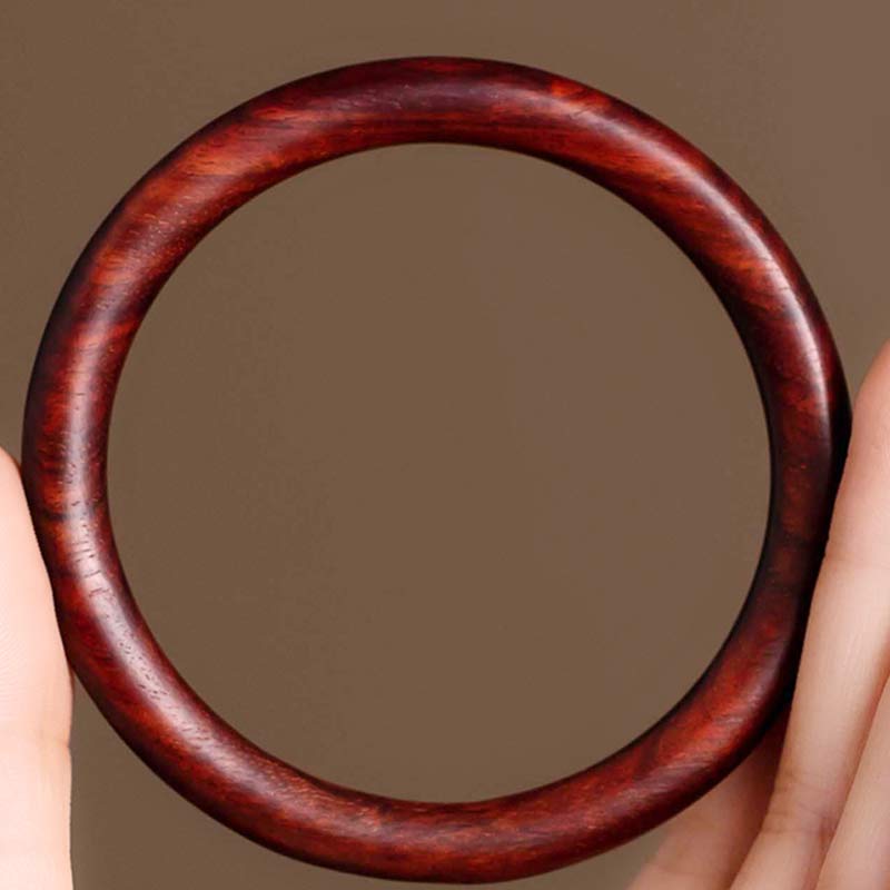 Nimara Ritual Tibetan Small Leaf Red Sandalwood Ebony Green Sandalwood Protection Bracelet Bangle