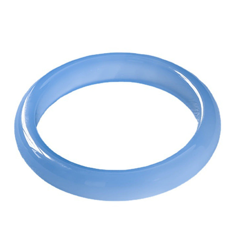 Nimara Ritual Blue Chalcedony Emotional Balance Bracelet Bangle