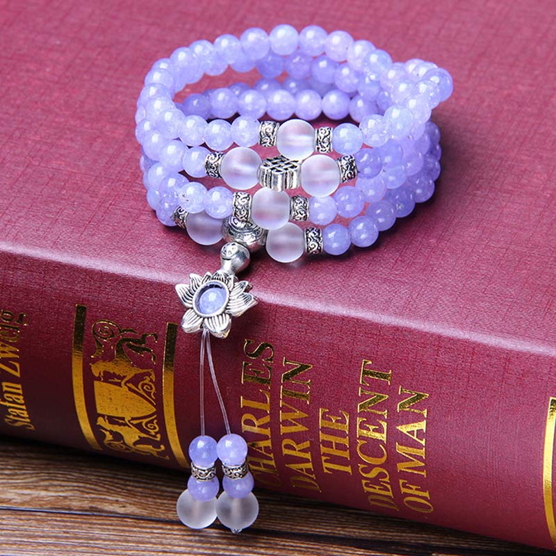 Nimara Ritual Purple Jasper Bead Strength Bracelet Mala