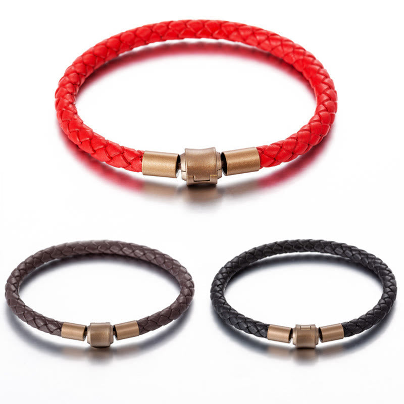 Nimara Ritual Vintage Leather Rope Luck Braid String Bracelet