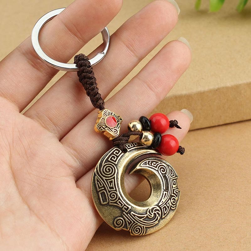 Nimara Ritual Good Luck Fortune Copper Wealth Key Chain
