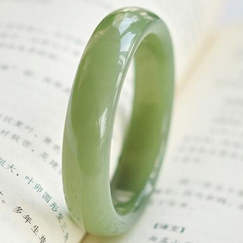 Nimara Ritual Jade Abundance Blessing Bangle Bracelet