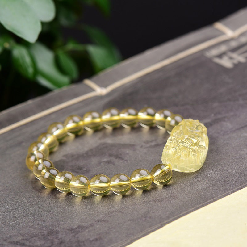 Nimara Ritual FengShui Citrine PiXiu Wealth Bracelet