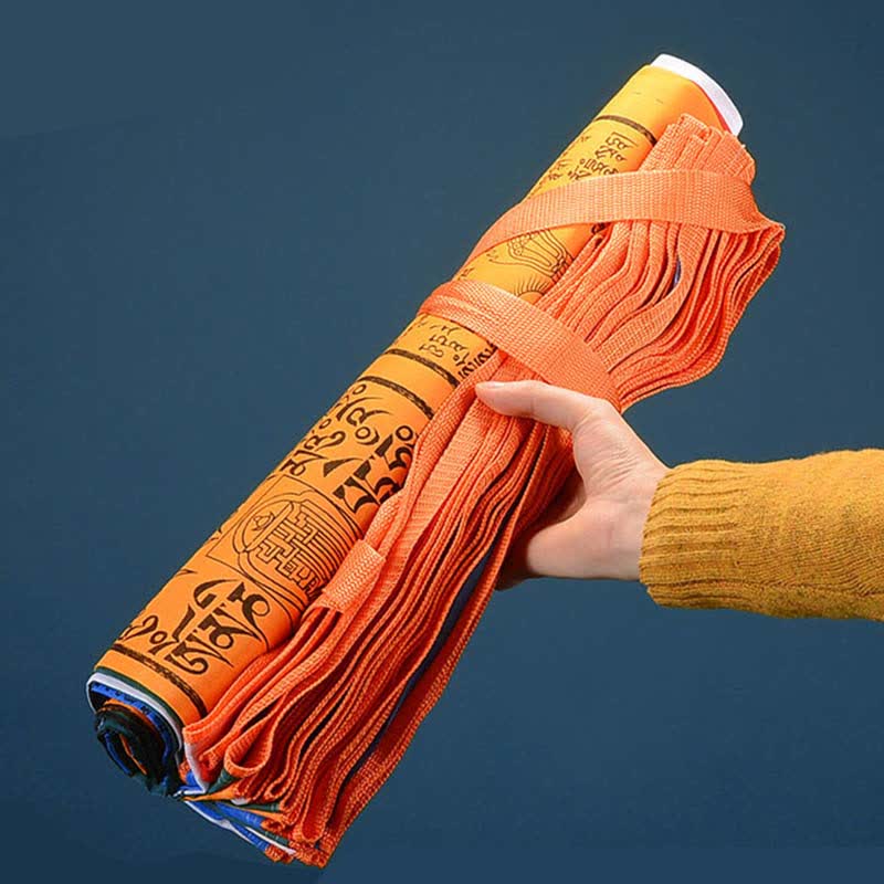 Nimara Ritual Tibetan 5 Colors Windhorse Auspicious Outdoor 25 Pcs Prayer Flag