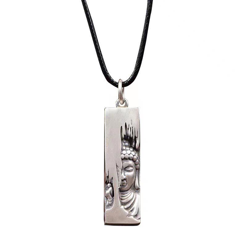Nimara Ritual Tathagata Buddha Strength Protection Amulet Lucky Vintage Style Pendant Necklace