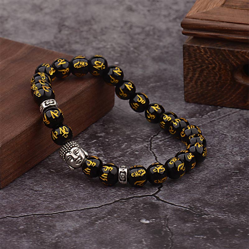 Nimara Ritual Tibetan Buddha Mantra Amulet Bracelet
