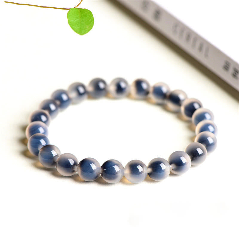 Nimara Ritual Natural Colorful Candy Agate Harmony Strength Bead Bracelet