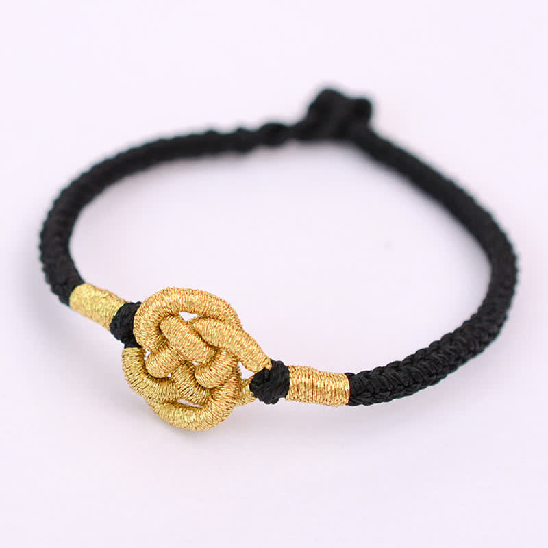 Nimara Ritual Handmade Simple Design Chinese Knotting Luck Strength Braid String Bracelet