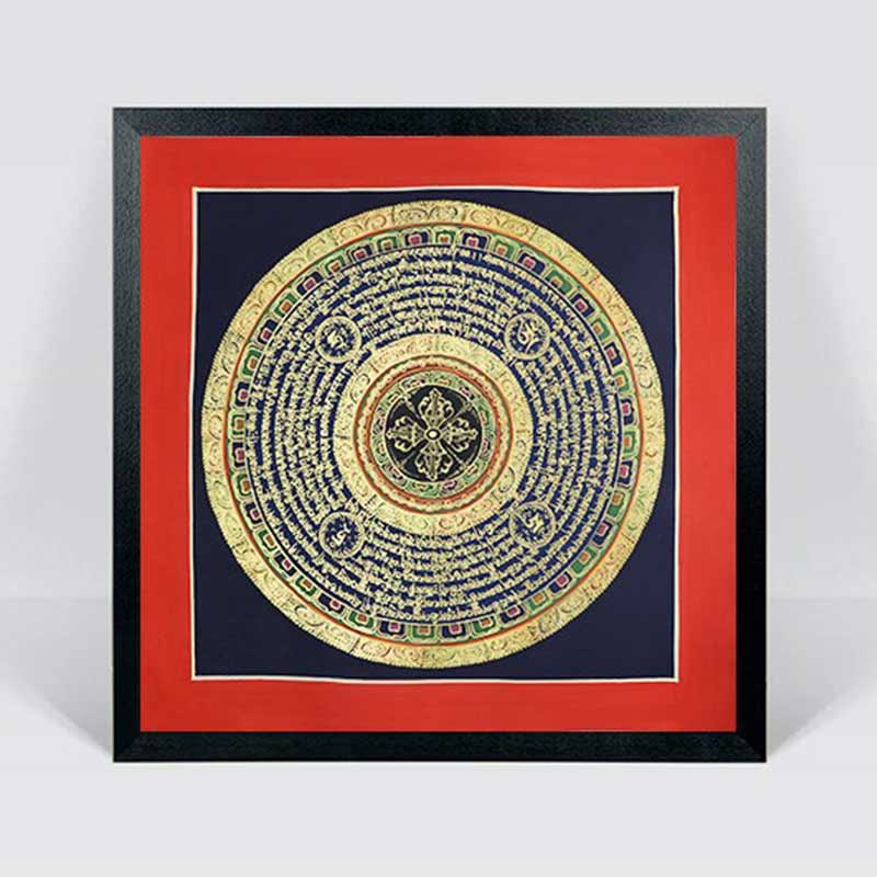 Nimara Ritual Tibetan Handmade Thangka Painting Spiritual Blessing Blind Box Random Color Pattern