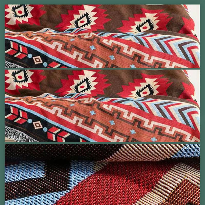 Nimara Ritual Geometric Warm Comfortable Camping Home Office Bed Blanket