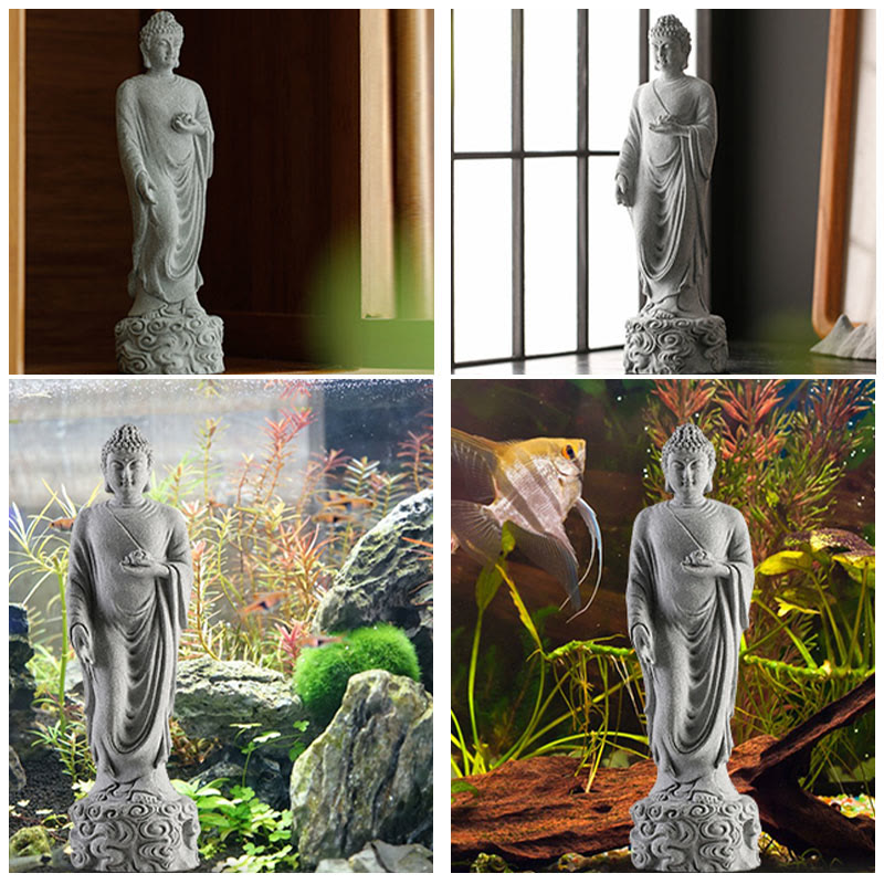 Nimara Ritual Meditation Buddha Auspicious Clouds Design Serenity Home Decoration