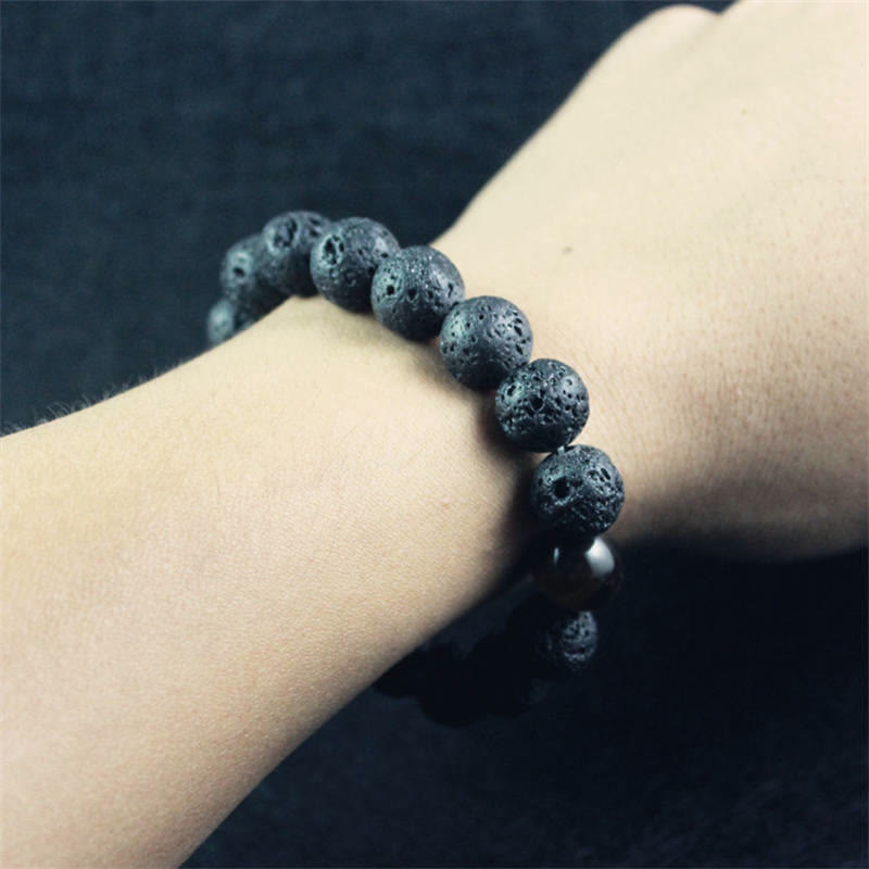 Nimara Ritual Lava Rock Tiger Eye Stone Peace Healing Bracelet