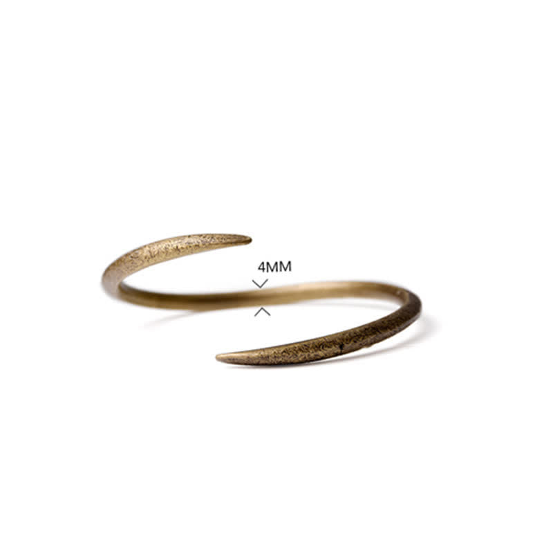 Nimara Ritual Simple Design Copper Luck Adjustable Cuff Bracelet
