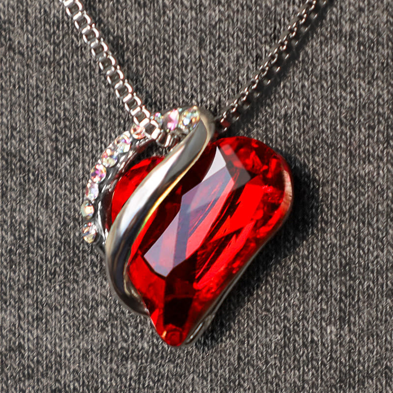 Nimara Ritual Love Heart Birthstone Healing Energy Necklace Pendant