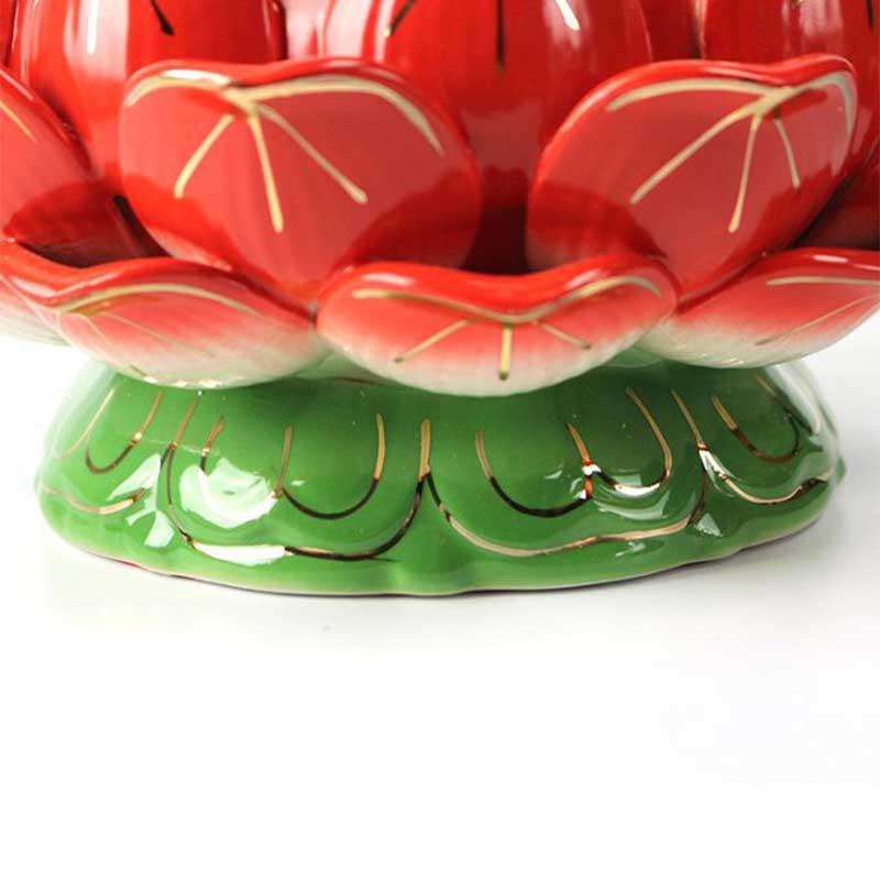 Nimara Ritual Meditation Prayer Altar Lotus Flower Candle Holder Buddhist Temple Rituals Use Items