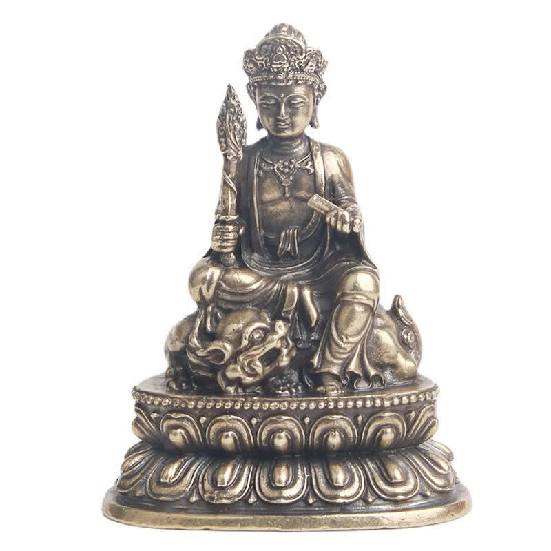 Nimara Ritual Manjusri Bodhisattva Serenity Copper Statue Decoration