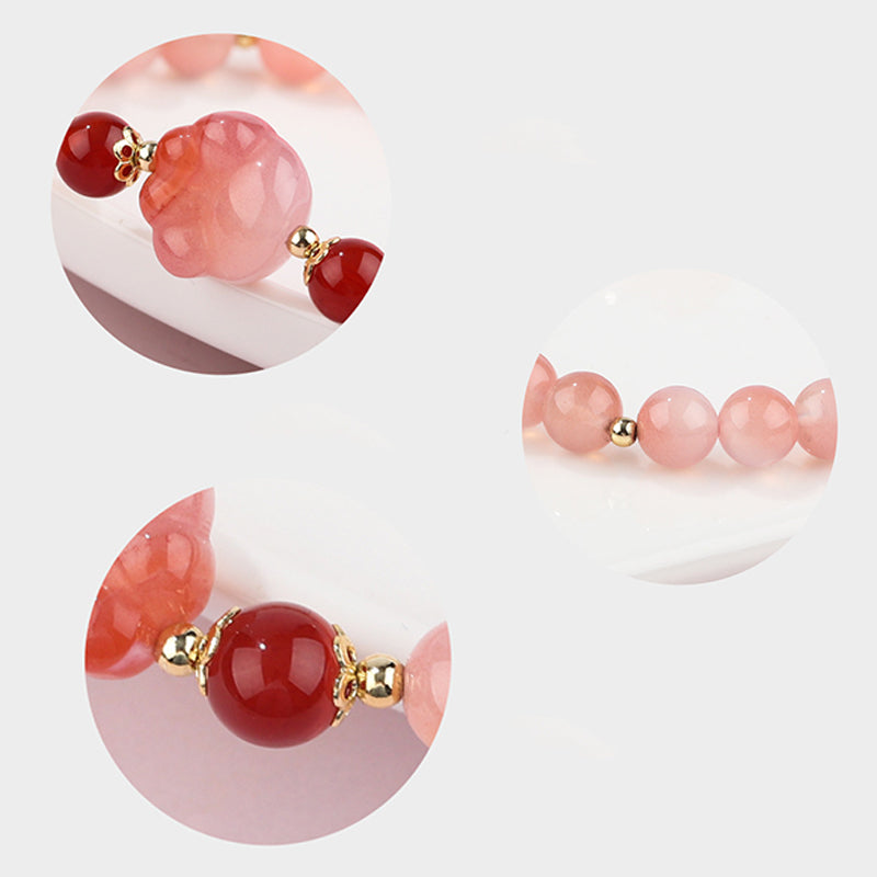 Nimara Ritual Natural Yanyuan Agate Cat Claw Paw Positive Bracelet