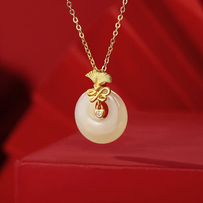 Nimara Ritual 925 Sterling Silver Natural Hetian Jade Carnation Flower Prosperity Necklace Pendant