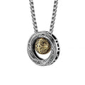 Cleanse The Aura Mobius Lucky Bead Copper Wealth Necklace Pendant