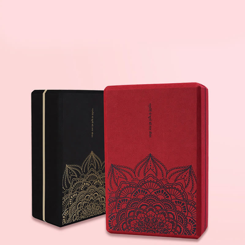 Nimara Ritual Tibetan Mandala Mindful Soft Non-Slip Foam Yoga Block
