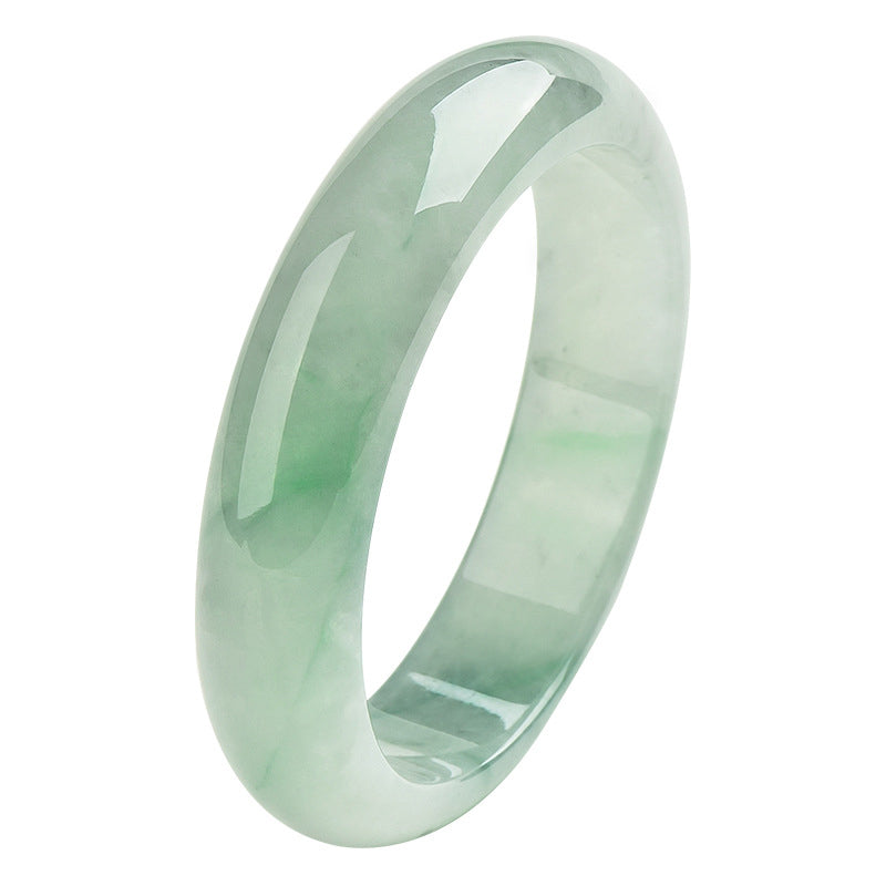 Nimara Ritual Natural Jade Prosperity Wealth Luck Bangle Bracelet