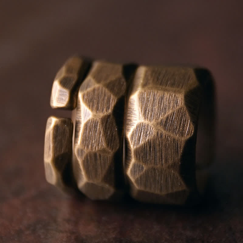 Nimara Ritual Tibetan Simple Design Copper Wealth Ring
