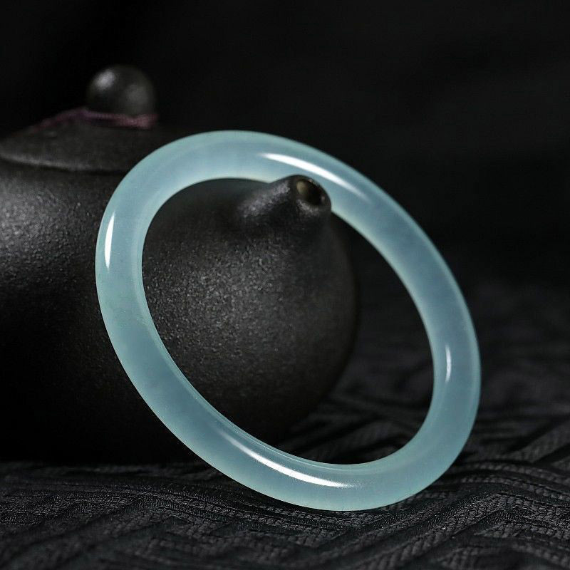 Nimara Ritual Natural Jade Healing Blessing Bangle Bracelet