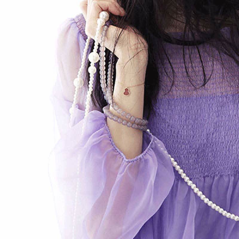 Nimara Ritual Natural Amethyst Crystal Meditation Healing Bracelet