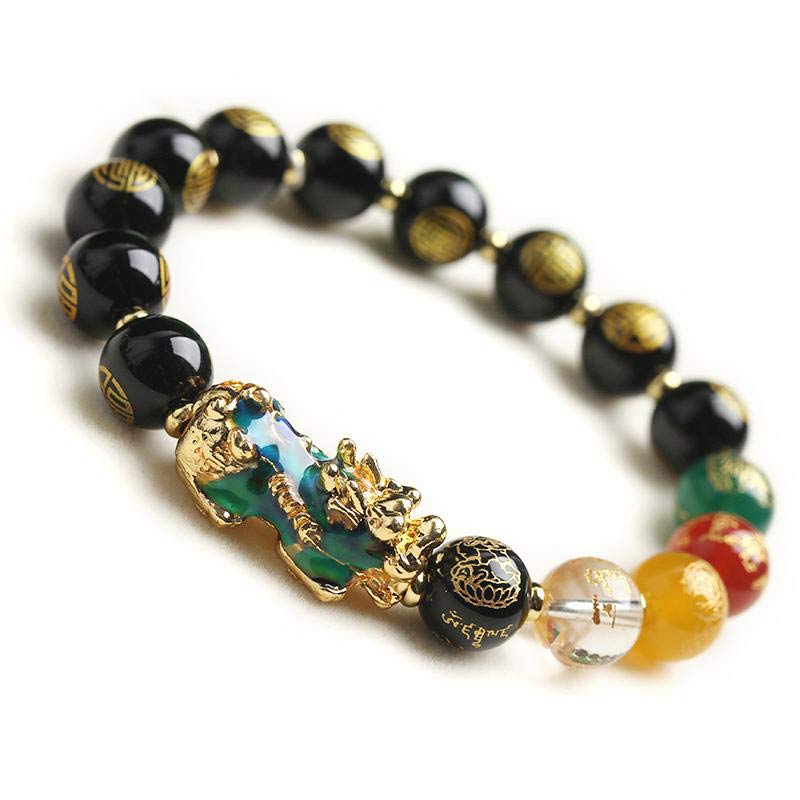 Nimara Ritual Color-Changing Pixiu Obsidian Luck Bracelet
