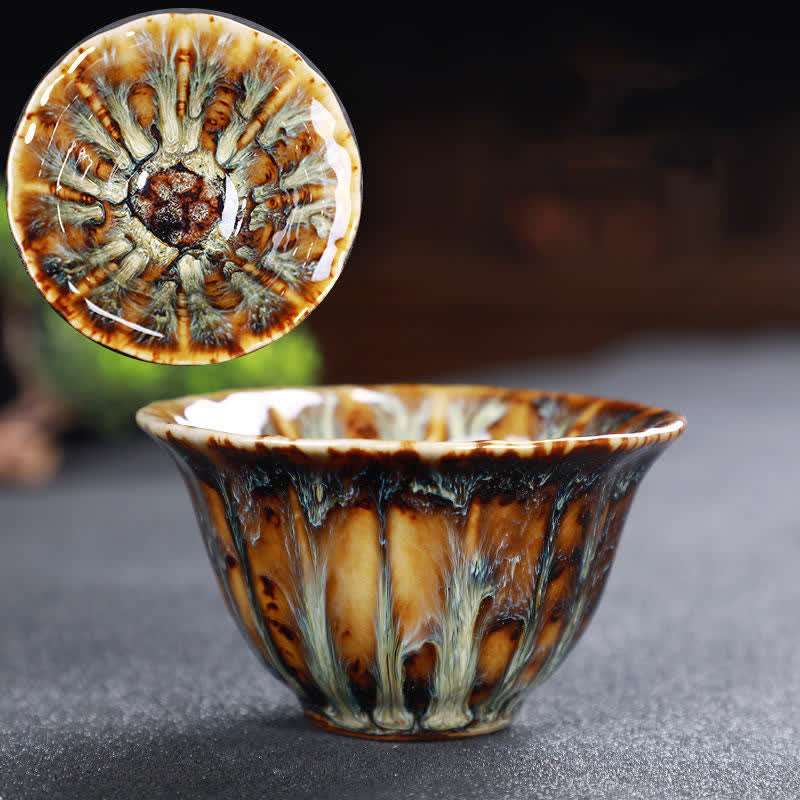 Nimara Ritual Colorful Ceramic Teacup Home Office Tea Cups