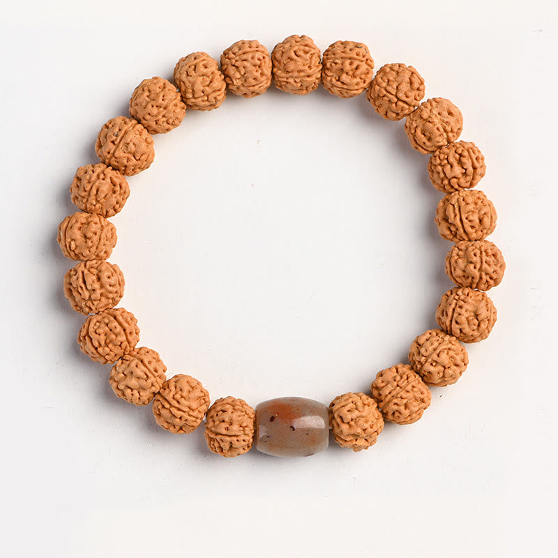 Nimara Ritual Tibet Rudraksha Bodhi Seed Wealth Auspiciousness Bracelet