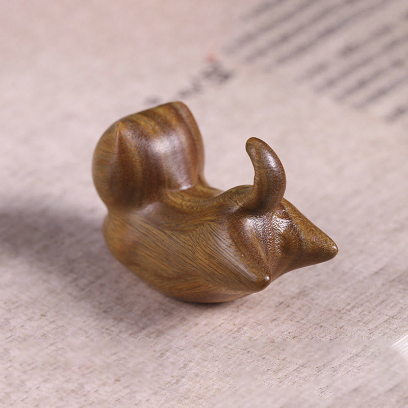 Nimara Ritual Green Sandalwood Cute Cat Pattern Soothing Stick Incense Burner Decoration